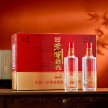 泸州老窖出品 浓香型白酒 52度 送礼酒 礼盒装 2025年 500mL 4瓶 老窖酒香 六窖238元（需领券）