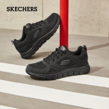 斯凯奇（Skechers）男鞋秋季运动鞋软底跑步鞋休闲鞋男士轻便减震健步鞋 全黑色139元