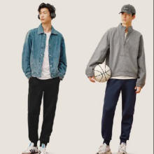 京东京造 休闲裤男士 针织运动裤 黑色 2XL69.71元 包邮（长袖28.29+裤子实付98元）