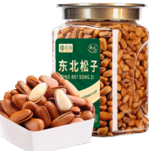 秋淘 QIUTAO 东北松子400g/罐（有赠品）