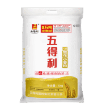 五得利（WUDELI）五得利面粉家庭通用粉包子馒头拉面饺子 七星雪晶 5kg*1袋24.9元 (月销1000+)