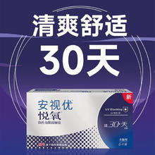 88VIP会员：安视优 ACUVUE 强生安视优悦氧月抛隐形眼镜硅水凝胶舒适防UV高透氧官方正品进口6片94.07元