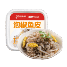 即食家泡椒鱼皮180g6.95元（需试用）