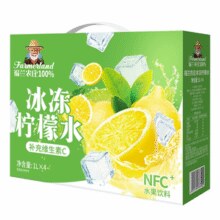 南航头等舱专供！福兰农庄 冰冻柠檬水 1L*4瓶整箱￥19.35 2.4折