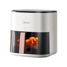 美的（Midea） AI空气炸锅 5.3L不用翻面 家用全自动微蒸汽嫩烤可视实用大容量智能金属内腔免翻面 5.3L 【智能AI烹饪】可视免翻面KZC5388209元 (券后省20)