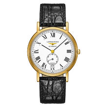 LONGINES 浪琴 瑰丽系列镀金男士自动机械手表瑞士机械表 L4.805.2.11.25180.35元