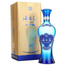 洋河[中秋礼品] 海之蓝 口感绵柔浓香型白酒 42度 520mL 1瓶169元 (每满169减29)
