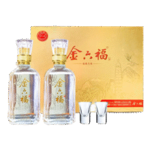 金六福白酒礼盒 兼香型白酒 中秋礼盒 50.8度 500mL 2瓶 福藏天地礼盒148元 (券后省150)