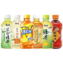 康师傅 瓶装饮料冰红茶茉莉蜜茶鲜果橙多口味330ml*12瓶12.9元