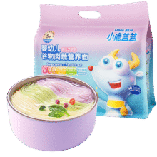 小鹿蓝蓝婴幼儿谷物肉蔬营养面450g29.34元+9元返卡（合9.78元/件）