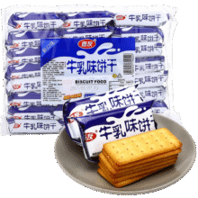 嘉友 早餐饼干 休闲零食 袋装 牛乳味 468g*1袋7.9元（需领券）