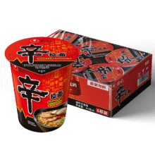 88vip ：农心香菇牛肉味杯面65g×6杯14.33元包邮
