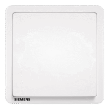 西门子（SIEMENS）开关面板 一开单控开关 86型暗装 致典雅白色5TA14113NC014.36元