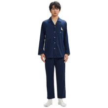 有棵树 5A抑菌除螨【100%棉】春夏季男士家居服口袋开衫睡衣可外穿76.9元(1.2折，原价649元)