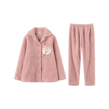 超V会员：芬腾 女士 加厚毛绒家居服睡衣62元(可低至42元)超V包邮