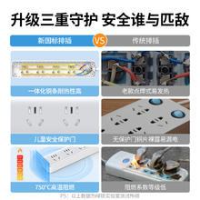 绿联 新国标开关排插券后15.9元