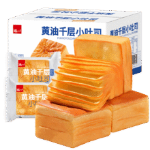 泓一 厚切黄油千层吐司面包 400g*1箱*2件14.6元（需领券，合7.3元/件）