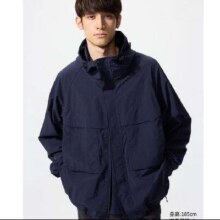 PLUS会员：UNIQLO 优衣库 男女同款防风连帽外套 运动夹克289.91元包邮（需凑单）