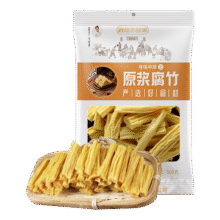 逍遥老杨家精致腐竹精选大豆制作  手工腐竹皮豆腐皮非全干南北干货 精装腐竹500g*1袋14.9元 (满2件9.50折,券后省20)