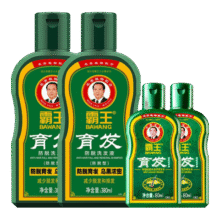 霸王防脱育发洗发水控油去屑清爽蓬松滋养强根固发防掉发洗发露男女 育发防脱洗发水380ml*2+80ml*248元（需领券）