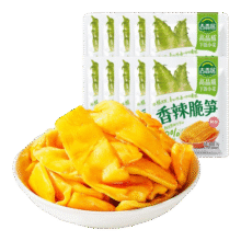 吉香居香辣脆笋 竹笋脆笋下饭小菜榨菜真芯开味早餐咸菜学生榨菜即食 香辣脆笋25g*10袋17.9元