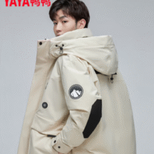 王一博同款！鸭鸭 紫钻系列 男士工装风连帽羽绒服 多色￥199.50