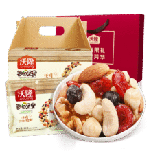 沃隆 每日坚果 jz混合坚果仁休闲零食坚果炒货自然原味送礼团购礼盒 750g/盒30袋每日坚果A款118元
