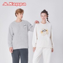 可居家可外穿！Kappa 23秋冬新款情侣加绒家居服外套 3色 KP3H1213￥79.00 1.6折