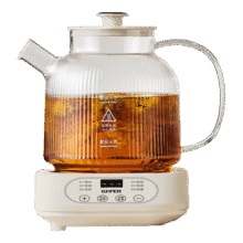 WIFER德国养生壶全玻璃烧水壶办公室迷你煮茶器炖煮一体煮茶壶家用花茶壶小型恒温壶0胶水养身电热水壶 全玻璃0胶水0金属丨8H恒温丨24H预约 1.2L 婴幼儿冲奶调奶器智能保温59元