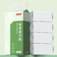 京东京造绵柔悬挂式抽纸面巾纸4层320抽*6提 复合压花强吸水不易破 纸巾27.9元