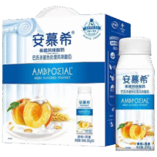 伊利安慕希黄桃燕麦风味酸奶200g*10盒 礼盒装48.9元 (券后省6,月销5000+)