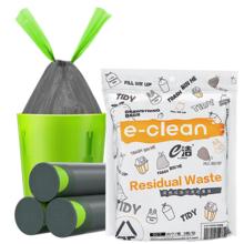 E-CLEAN e洁 抽绳垃圾袋 90只（45*50cm） 灰色4.32元（需买4件，需用券）
