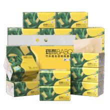 BABO/斑布 BASE 抽纸 3层 120抽 *24包84.7元（合28.23元/件）