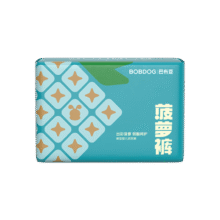 巴布豆（BOBDOG）新菠萝拉拉裤超薄透气尿不湿纸尿裤婴儿试用夜用动感贴合植萃弱酸 拉拉裤L 72片【18-28斤】80元 (券后省30,月销1000+)