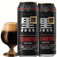 Tsingtao 青岛啤酒 黑啤500mL*12罐整箱 赠禧罐500mL*4罐￥77.20 4.9折
