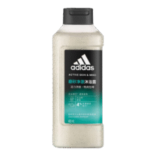 阿迪达斯 （adidas）男士沐浴露活力触发运动系列温和清洁香体护理型持久留香泳后适用 【沉稳木质调】磨砂净澈400ml