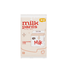 宜婴牛奶拉拉裤 便携装  6片3.9元