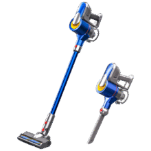 小狗无线吸尘器轻量家用大吸力手持宠物家庭适用 T11 Pure蓝499元 (券后省50)