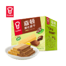 88vip：嘉顿柠檬巧克力味威化饼干512g12.95元