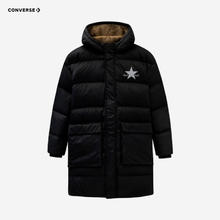 匡威 男女中长款260g超高充绒超级加厚羽绒服 正黑色357.53元