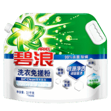 碧浪洗衣免搓粉6.2斤洗衣粉非皂粉大袋装持久留香去污除菌纯净清香49.9元