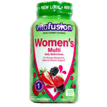 成人小熊糖Vitafusion美国进口女士复合维生素b族钙锌碘铬叶酸元气软糖 【低糖经典款】单瓶*150粒108元 (每满300减30,券后省20)