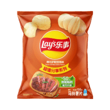 Lay's/乐事 超值分享系列薯片 休闲零食 135g 烧烤味 1袋28.75元（合5.75元/件）