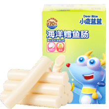 小鹿蓝蓝海洋鳕鱼肠 鱼肠宝宝零食儿童鱼肠营养 原味*1盒24.7元