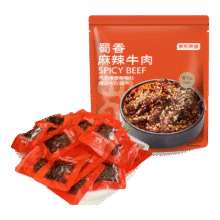 京东京造蜀香麻辣牛肉400g牛肉干肉脯 旅游露营便携零食大礼包83.17元拍3件（需领券，合27.72元/件）