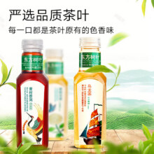 农夫山泉 东方树叶0糖0脂0卡无糖茶饮料 2口味500ml*2瓶6元