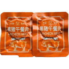 20点：爱食尚-黑猪午餐肉烧烤味100g/袋-1-5袋可选 速食方便面搭档零食 尝鲜装2片（随机口味发货）1.5元/件包邮（买一送一实付2.99元）赠送主商品