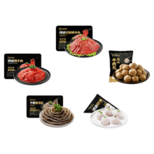 海底捞 火锅食材 涮菜虾滑 牛肉丸 毛肚 牛肉片 任选7件88.1元（合12.59元/件）