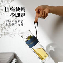 富光 双层玻璃杯 高硼硅玻璃泡茶杯子 240ml48.56元