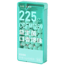 华熙当康225亿益生菌香草薄荷口香爆珠清新口气口臭异味滋润口腔胃腔1盒12.9元